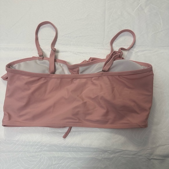 SHEIN Pink and Red Bikini Set with Ruffle Details - Picture 3 of 11